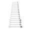 Gearwrench 16 Piece 72-Tooth 12 Point Ratcheting Combination Metric Wrench Set